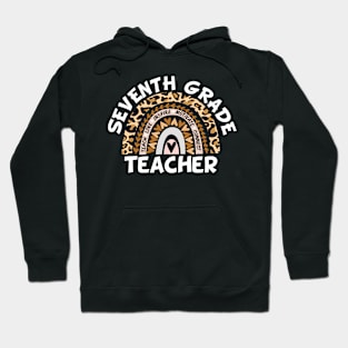 Rainbow Seventh Grade Team Teacher Hoodie